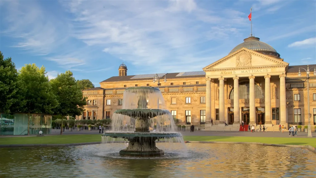 Outside of Kurshaus wiesbaden Messe