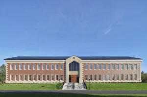 Rothesay Netherwood School – Historisches Backsteingebäude auf dem Campus